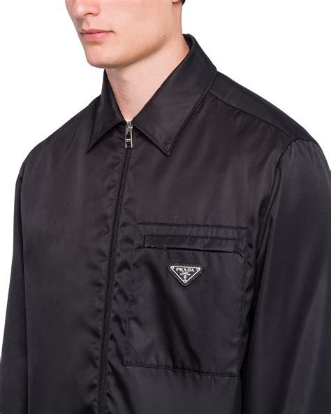 prada brown shirt|prada nylon shirtprada.